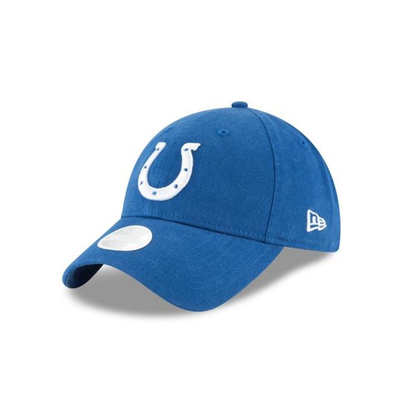 NFL Indianapolis Colts Womens Preferred Pick 9Twenty Adjustable (PPW4466) - Blue New Era Caps